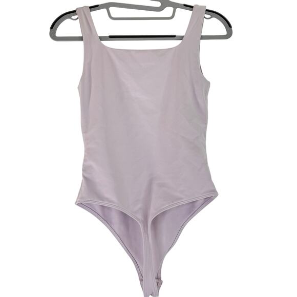 Aritzia Babaton Light Pink Contour Thong Bodysuit Size Small - Picture 2 of 5